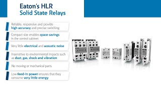 Eaton's HLR Solid State Relays