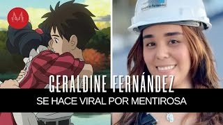 Cancelan a Geraldine Fernández, la colombiana que aseguró trabajar en los Studios Ghibli