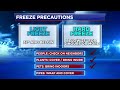 freeze warnings for some freeze watch for houston