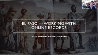 NMGS: Henrietta Christmas: New Mexico’s Ancestors in El Paso ..., June 26, 2021