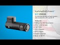 Nanocam+ NCP-DVR200 | Full HD Dash Camera with LCD Screen, GPS and Wi-Fi