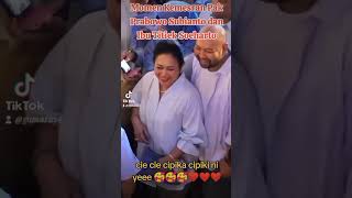 momen kemesraan Ibu Titiek soeharto dan Pak Prabowo