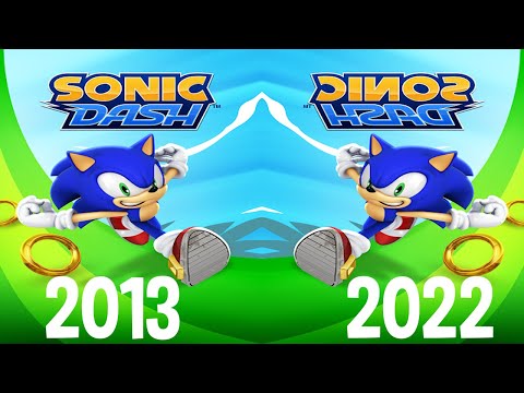 Sonic Dash 2013 vs Sonic Dash 2022 – Jugabilidad de Sonic's Evolution Run