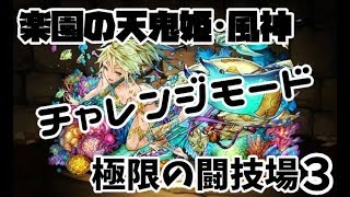 【パズドラ】水着風神「チャレンジモード」で極限の闘技場3【夏休みガチャ】