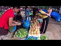 laos food in thakhek laos market khammouane province laos street food