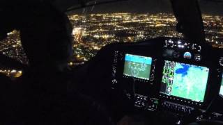 Citation Mustang Night Landing HOU -- Minimum Spacing on Final