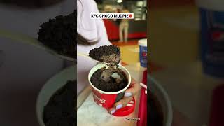 New KFC Choco Mud Pie❤️‍🔥Tried or not? #foodreview #youtubeshorts #kfc #eating #food #shorts #eat