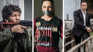 عاكف ينقذ اينورا من الحزام الناسف مشهد رائع من وادي الذئاب الجزء 9 الحلقة 18