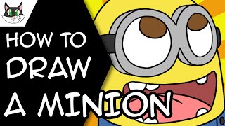 Draw Cartoons! - How To Draw A Minion from Despicable Me