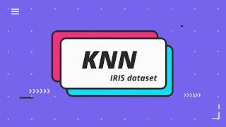 K-nearest neighbor in Python - Iris dataset