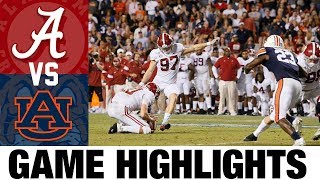 #1 Alabama vs #4 Auburn Highlights | 2013 College Football Highlights | 2010's G