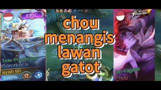 gatotkaca gameplay  !!! gatotkaca vs chou