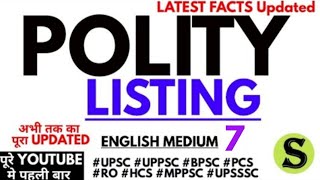 uppsc 2022 POLITY revision listing political science uppcs upsc bpsc pcs hcs upsssc lekhpal mppsc 7