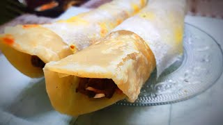 ঘরে বসে বানিয়ে নিন দোকানের মতো চিকেন রোল 😋| Chicken Roll Recipe | #food #chicken #roll