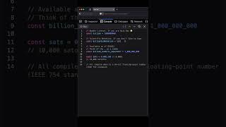 JavaScript Numeric Separator #javascript #typescript #numeric_separator #computerscience