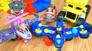 Paw Patrol Flip and Fly Chase and Skye Find Mashems Toys with Rescue Launchers
