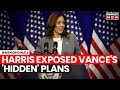 US Elections 2024 | Kamala Harris Attacks Donald Trump's Running Mate JD Vance, She Said... | News