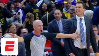 Luke Walton furious with Jamal Murray late in Lakers-Nuggets game | ESPN