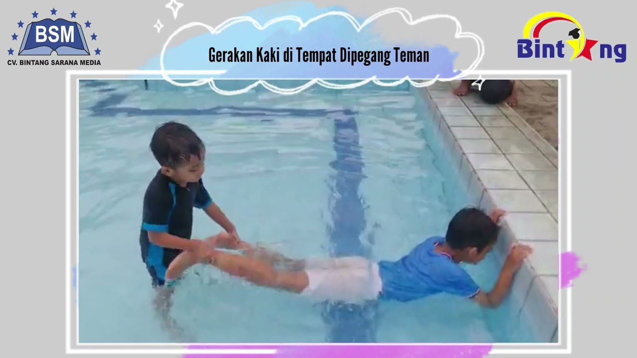 Aktivitas Pengenalan Air Dalam Kolam Renang || PJOK Kelas 4 - Bintang ...