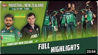 Pakistan vs New Zealand 4th ODI Full Highlights
