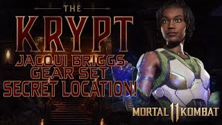 MK11 Krypt Jacqui Briggs Secret FREE Gear Location Mortal Kombat 11