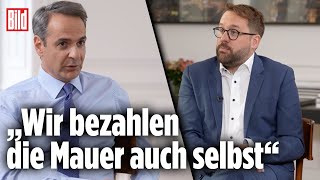 „Griechenland muss europäisches Migrationsproblem lösen“ | Griechen-Premier Mitsokatis im Interview