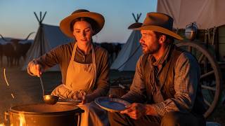 She Was Hired to Cook for the Cattle Drive and the Cowboy Could Not Eat a Single Bite for Staring