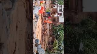 Landslide//urulpottal//india//kerala// wayanad