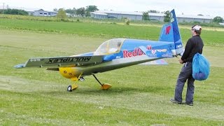 GIANT 55% SCALE RC PILOT YAK 54 3D DISPLAY - STEVE CARR AT LMA MODEL AIRCRAFT SHOW  ROUGHAM - 2015