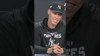 Aaron Judge is ready for the Postseason in the Bronx 💯💯