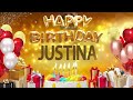 Justina - Happy Birthday Justina