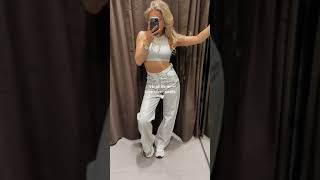 ZARA SPRING 2023 TRY ON HAUL 😍 totally here for the metallic trend #fashion #shopping #zarahaul