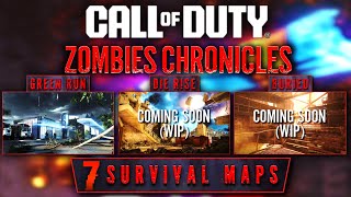 Zombies Chronicles 2 ALL 7 Maps FINALLY revealed after 5 years! Chaos, TranZit Remake, The Great War