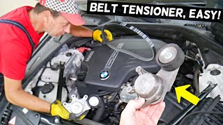 SERPENTINE BELT TENSIONER REPLACEMENT BMW N20 N26 320i 328i 528i 520i 525i 428i 420i 228i X3 X4 X5 1