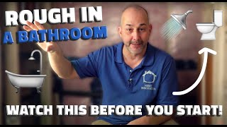 Watch this before you put a bathroom in your basement | Bathroom Rough In Tips
