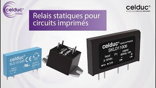 celduc relais : relais statiques pour circuits imprimés