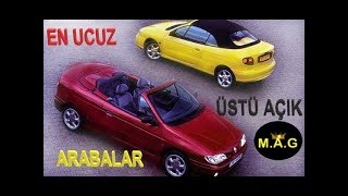 EN UCUZ ÜSTÜ AÇIK ARABALAR