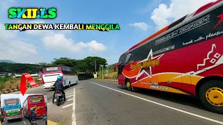 Menggila ‼️bus sugeng rahayu kembali dengan skills tangan dewa