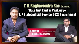 T. V. Raghavendra Rao civil Judge in A. P. State Judicial Service, 2020