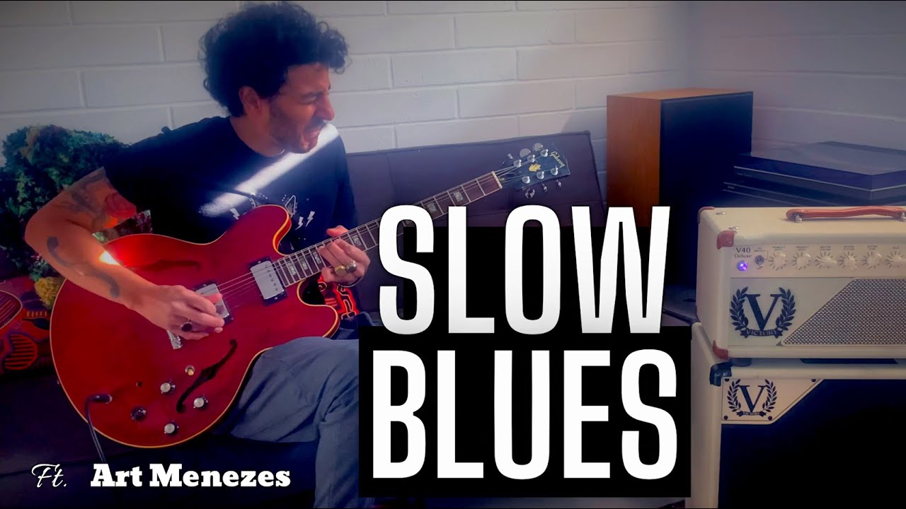 Super Slow Blues Guitar Backing Track (C) - YouTube