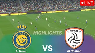 🔴Al Nassr vs Al Shabab Arab Club Champion Cup All Goals & Highlights 2023 Cristiano Ronaldo|Gameplay