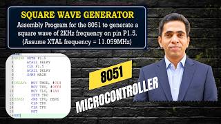 8051 Square Wave Generation Using Timer | Complete Delay Calculation and assembly program
