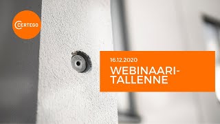 Certegon webinaaritallenne 16.12.2020:  Kiinteistön reittiavainjärjestelmät