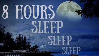 8 hour GUIDED SLEEP HYPNOSIS TO FALL FAST ASLEEP with Delta Wave Brain Entrainment