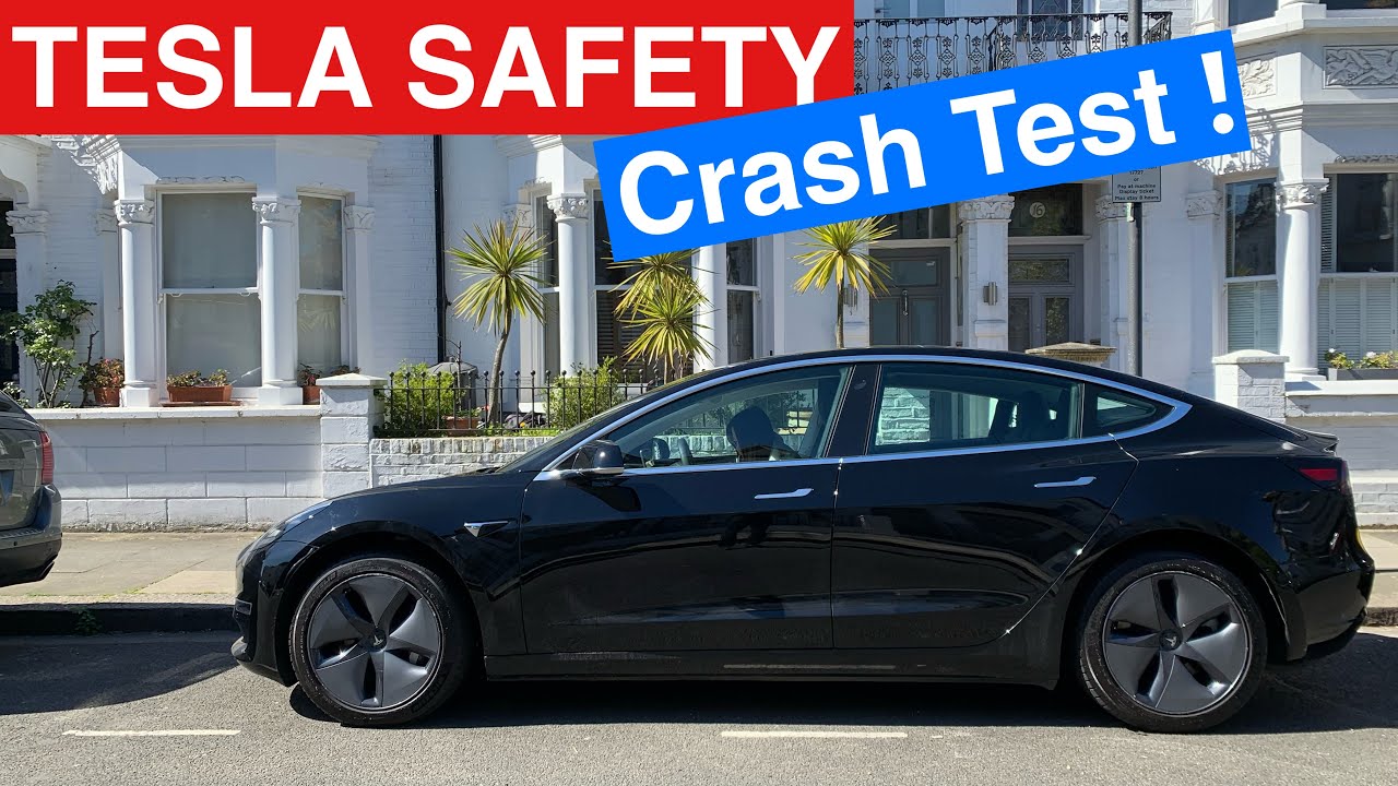 Tesla Model 3 Safety Features Crash Test Review Airbags Collision
