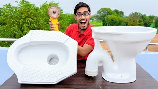 What Is Inside Toilet Seat? टॉयलेट सीट कैसे काम करती है? Must Watch Video