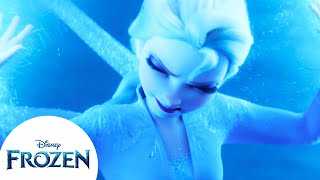 Elsa doma os espíritos: ar, fogo e água | Frozen