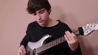 Dream Theater - On The Backs Of Angels (Guitar Cover By Jonas Cupa 15 years old)