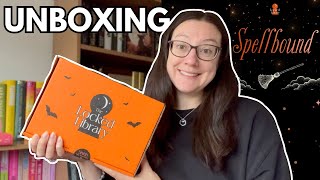 The Locked Library Unboxing October 2023 // Spellbound // Halloween Witches Themed Book