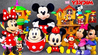 10 minute Satisfying Unboxing Disney Mickey Mouse Deluxe Clubhouse Playset | Review Toys ASMR TOYS